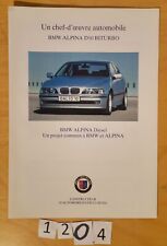 BMW ALPINA D10 BITURBO DIESEL Prospectus 03/1999 Fr 6 pages Tuning, usado comprar usado  Enviando para Brazil