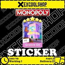 Monopoly groove sticker for sale  Shipping to Ireland