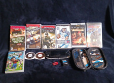 Console PSP 3001 PRETO com 7games2 filmes + cartão de memória, bateria nova, sem carregador + estojo comprar usado  Enviando para Brazil