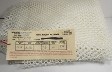 Polyester Delta Knotless Netting, 124" x 39" Stretch Netting 3/8" Mesh for sale  Shipping to South Africa