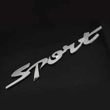 1x 3D Sport Logo Metal Chrome Racing Car Badge Emblem Decal Sticker Accessories d'occasion  Expédié en Belgium