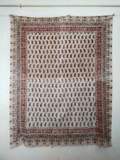 antigo lindo painel de tecido têxtil persa kalamkari estampa em bloco item889 comprar usado  Enviando para Brazil