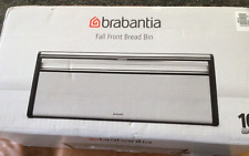Used, Brabantia Rectangular Fall Front Bread Bin - MATT STEEL - RRP £53.00 for sale  Shipping to South Africa