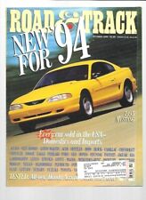 Revista Road & Track octubre 1993 - Mazda RX-7, Ford Mustang segunda mano  Embacar hacia Argentina