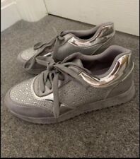 Silver bling trainers for sale  FLEETWOOD