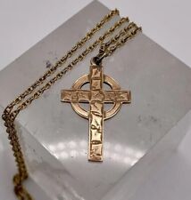 gold celtic cross for sale  HINCKLEY