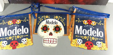 MODELO CERVEJA VINIL CORDA SUGAR SKULL 💀 DIA DOS MORTOS GALHARDETE BANNER BAR NOVO comprar usado  Enviando para Brazil