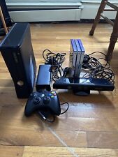 Microsoft Xbox 360 S Slim 4GB Console Bundle Kinect Controller Cords Games for sale  Shipping to South Africa