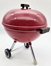 Red Weber Smoker Teleflora BBQ Mini Grill With Cover and Grate 8" x 6" for sale  Shipping to South Africa