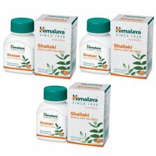3 X Himalaya SHALLAKI 60 Tablets | Indian frankincense | Boswellia serrata F/S for sale  Shipping to South Africa