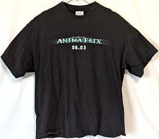 Camiseta Promocional Masculina Vintage The Animatrix 2003 Filme Extra Grande Anime de Ficção Científica comprar usado  Enviando para Brazil