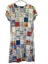 Vestido camiseta polo Ralph Lauren multicolorido feminino xadrez floral médio comprar usado  Enviando para Brazil