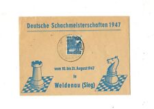 Beleg deutsche schach gebraucht kaufen  Ottobrunn