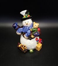 Ceramic hinged snowman for sale  NOTTINGHAM
