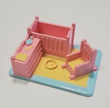 Berço Galoob My Pretty Dollhouse mini berçário rosa 1994 (3/4" de altura) cama de bebê , usado comprar usado  Enviando para Brazil