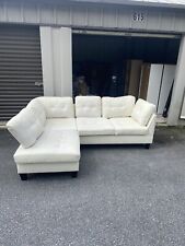 White sectional couch for sale  Kunkletown