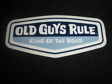 OLD GUYS RULE " KING OF THE ROAD" TRAILER MOTORHOME SURF PRAIA DECALQUE ADESIVO comprar usado  Enviando para Brazil