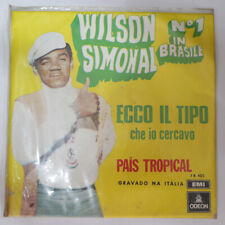 WILSON SIMONAL PAIS TROPICAL (ITALIANO) / ECCO IL TIPO BRASIL 1970 PROMO 7" ODEON comprar usado  Brasil 