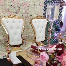 Gold marianna throne for sale  ROCHESTER