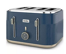 Breville 4 Slice Toaster Extra Wide Slot Navy Blue & Gold for sale  Shipping to South Africa