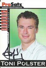 Toni polster autogrammkarte gebraucht kaufen  Rüsselsheim am Main