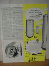 1949 John Wood Automatic Gas Water Heater Vintage Print Ad 10105 for sale  Shipping to Canada