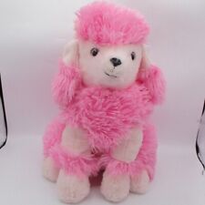 Poodle rosa cachorrinho de pelúcia arcos macios 14" brinquedo de pelúcia Lovey Walmart comprar usado  Enviando para Brazil