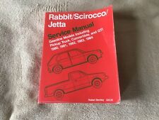 Volkswagen VW Rabbit Scirocco Jetta manual de serviço 1980 - 1984 modelos a gasolina comprar usado  Enviando para Brazil