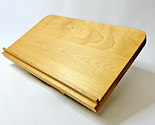 Libro de atril de madera libro de cocina soporte mesa presentación giratoria iglesia escuela, usado segunda mano  Embacar hacia Mexico