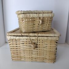 Vintage stacking woven for sale  EDINBURGH