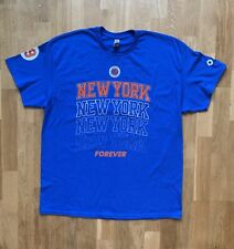 Camiseta New York KNICKS 2023 PLAYOFFS TAMANHO XL TG NBA azul oficial, usado comprar usado  Enviando para Brazil