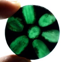 Used, Big and RARE Natural TRAPICHE Emerald from Colombia 37.30 Ct AGSL Certified for sale  Shipping to South Africa