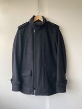 Reiss overcoat black for sale  PINNER