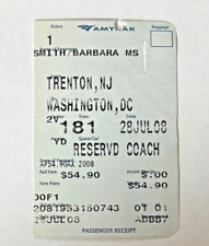 amtrak ticket for sale  Trenton