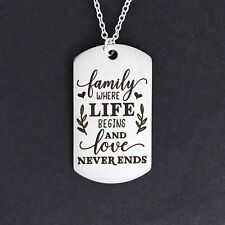 Family dog tag for sale  Loudon