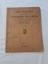 Usado, Caderno escolar antigo de geografia 1917 - 1922 comprar usado  Enviando para Brazil