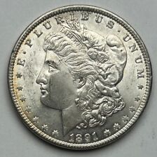 Moneda BU dólar de plata Morgan 1891 de alto grado segunda mano  Embacar hacia Argentina