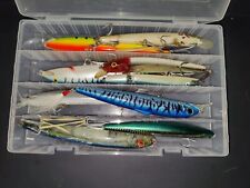 Lot Of 9 Large Fishing Lures Rapala Daiwa for sale  Shipping to South Africa