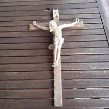 Holzkreuz geschnitzt kruzifix gebraucht kaufen  Ehekirchen