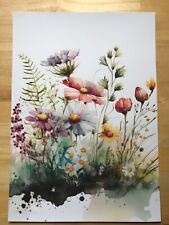 Poster wiesenblumen landhaus gebraucht kaufen  Rhauderfehn