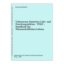 Vademecum Deutscher Lehr- und Forschungsstätten - VDLF-, Handbuch des Wissenscha na sprzedaż  Wysyłka do Poland