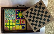 Juego de juegos de mesa todo en uno en caja de madera segunda mano  Embacar hacia Argentina