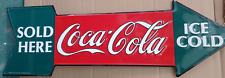 coca cola tin signs for sale  LINCOLN