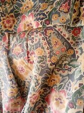 Curtains Morris style bohemian pelmet & tiebacks width 65" each by 50" drop for sale  Shipping to South Africa