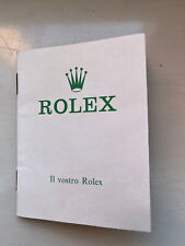 Rolex booklet manual usato  Forli