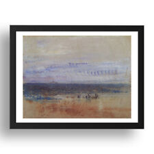 Usado, Figuras em uma praia, 1835 40 por JMW Turner, quadro A3 (17x13") comprar usado  Enviando para Brazil