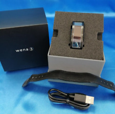 Reloj inteligente SONY wena 3 WNW-C21A/B cuero negro premium Bluetooth USADO Japón segunda mano  Embacar hacia Mexico