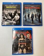 3 Blu-Ray Movies Mix Lot Swordfish Inception Batman Vs Superman Preowned for sale  Shipping to South Africa