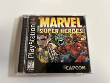 Marvel Super Heroes PlayStation 1 PS1 jogo de luta completo na caixa com cartão de registro comprar usado  Enviando para Brazil