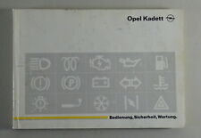 Instruções de operação/manual Opel Kadett E Incl. Gsi + Cabriolet por 05/1990 comprar usado  Enviando para Brazil
